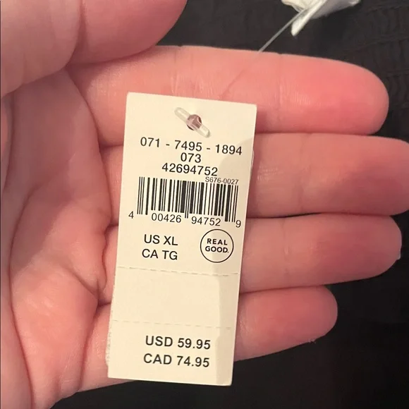 Aerie Smoked Black Dress with Cut Outs - Picture 7 of 7